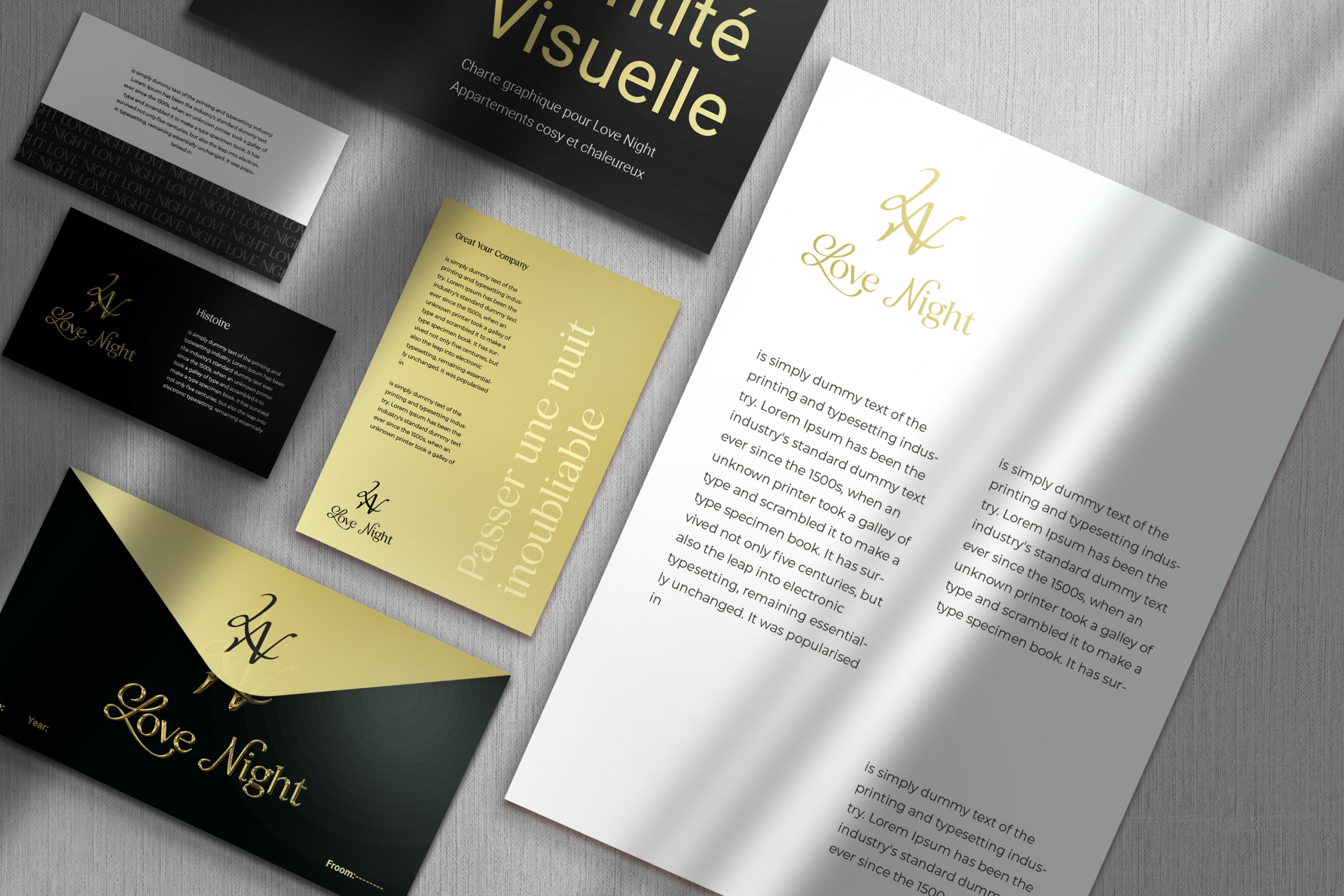 Lovenight - papeterie - Agence Syril Digital