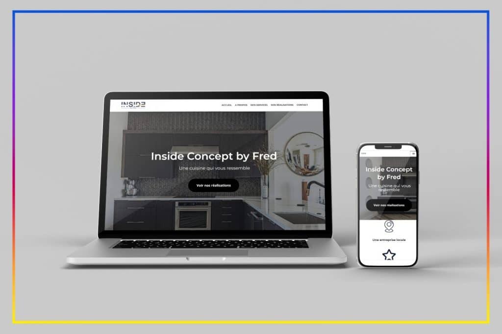 Création site web cuisiniste Cugnaux - Inside Concept by Fred