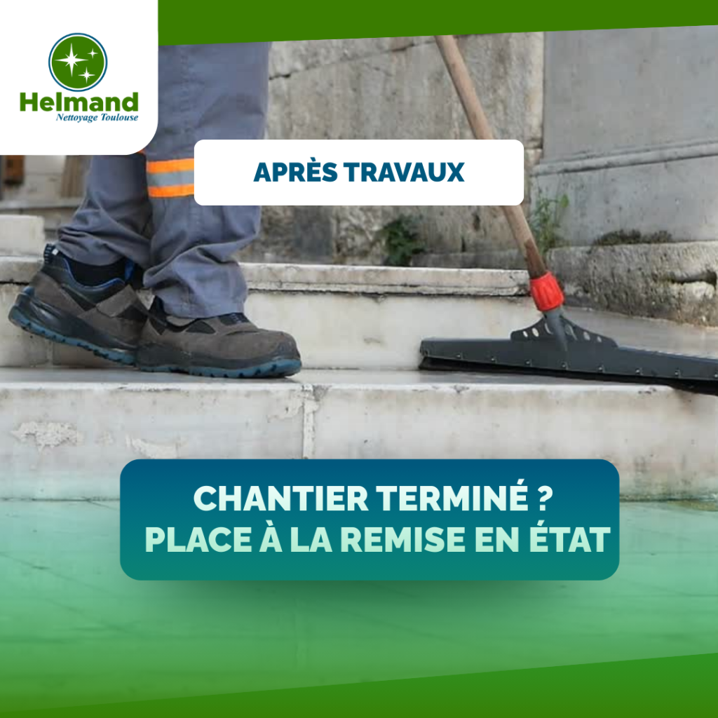 Création publicitaire carrée Helmand Nettoyage