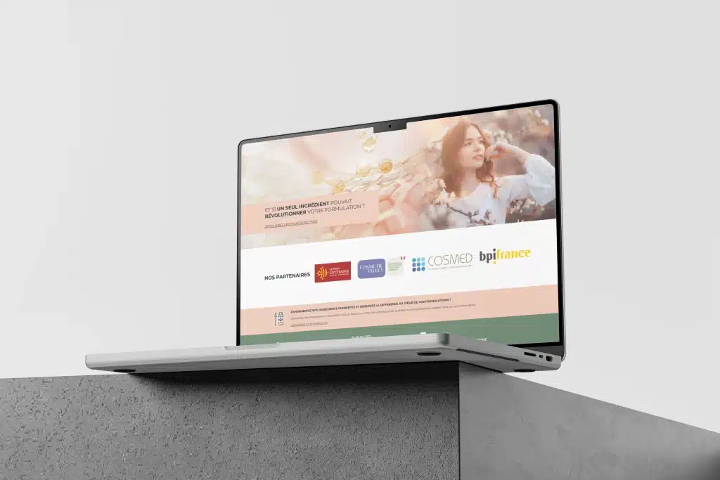 page accueil fin et footer biocorium